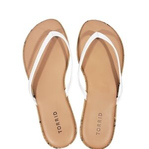 Torrid Leather Flip Flops
